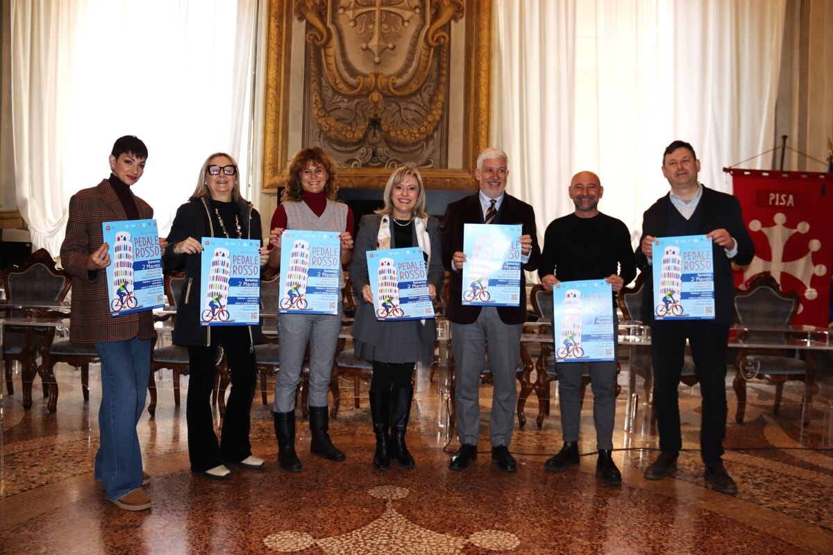 Pedale Rosso a Pisa con il Coro di Voci Bianche Bonamici